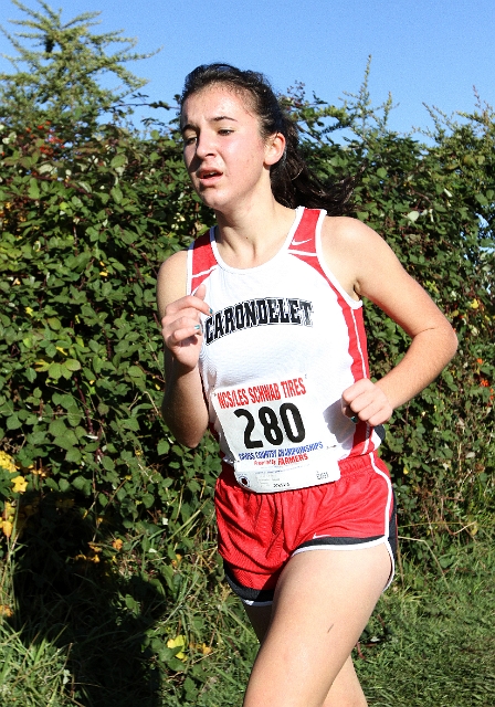 NCS XC D2 Girls-068.JPG - 2009 North Coast Section Cross Country Championships, Hayward High School, Hayward, California